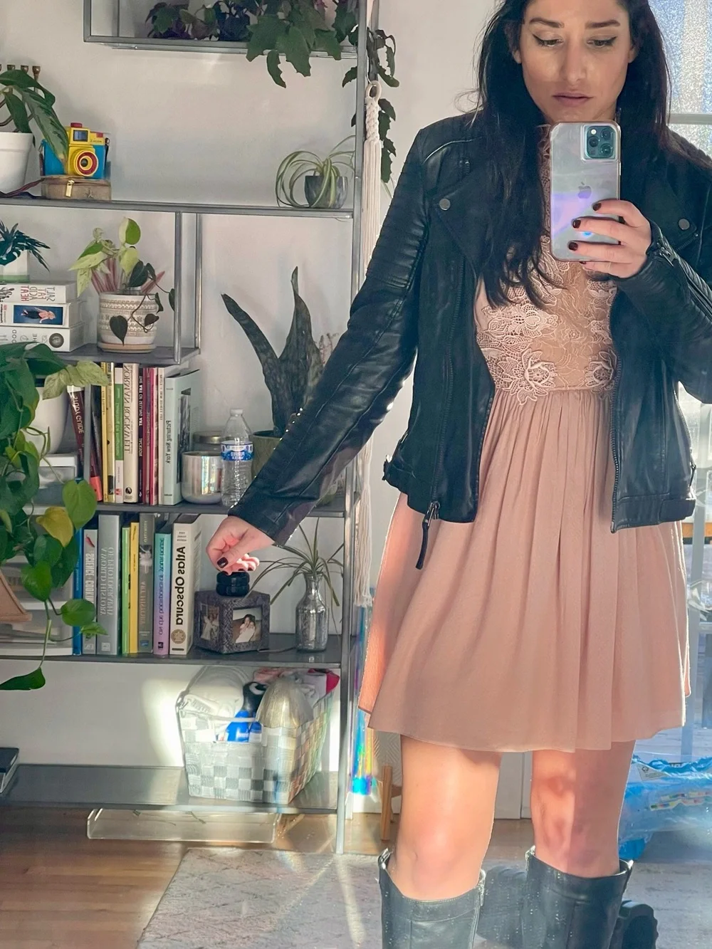 Free People Blush Rose Nude Dress - Picture 12 of 12
